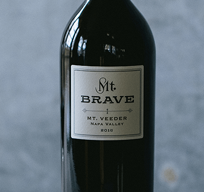 2016 Mt. Brave Cabernet Sauvignon label